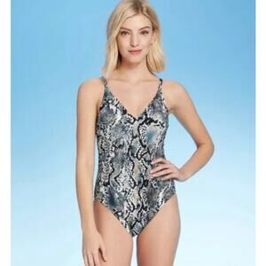 SHADE & SHORE ONE PIECE SWIMSUIT SIZE SMALL